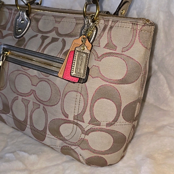 Coach Signature Fabric Bag - Picture 2 of 12